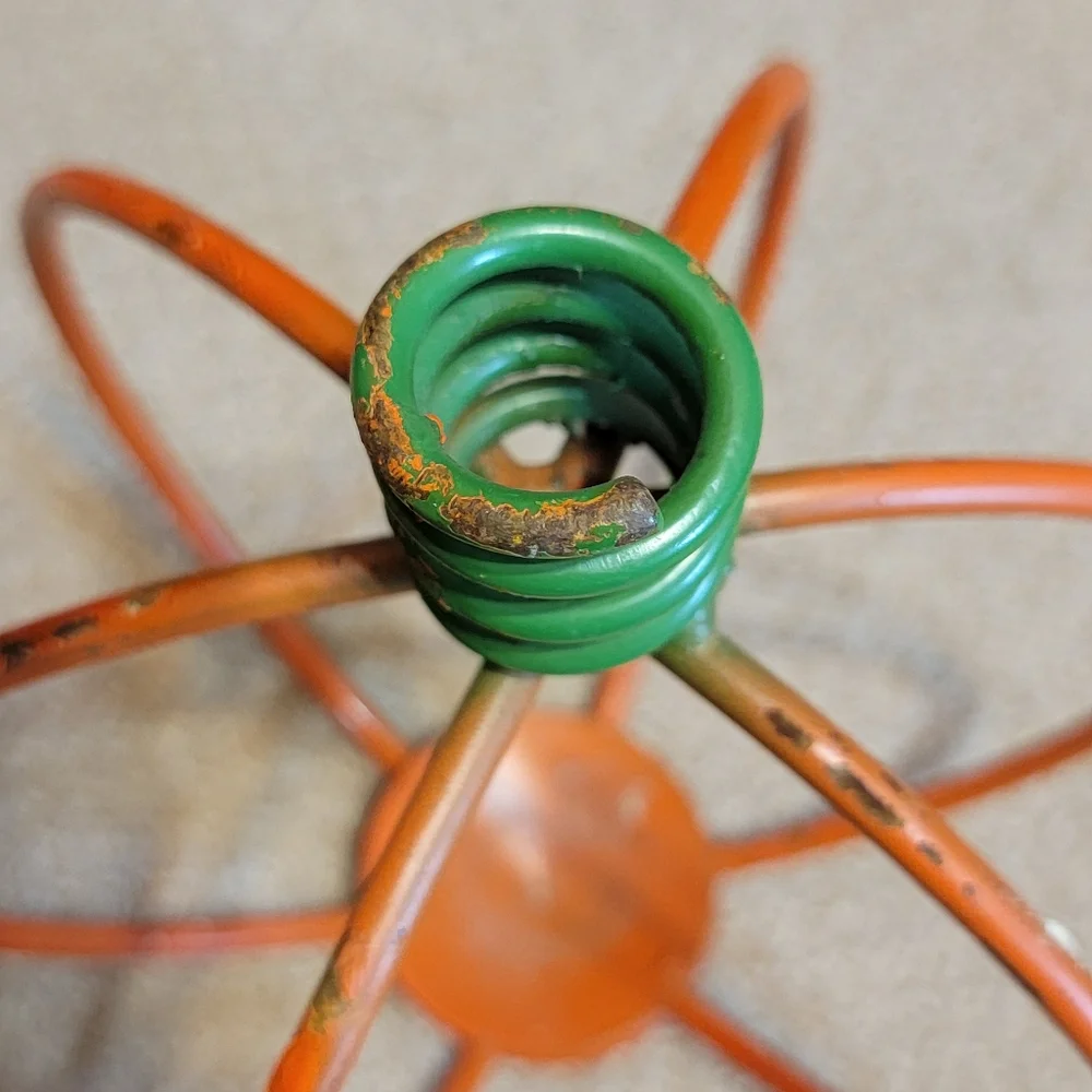 Vintage Pumpkin Metal Rustic Fall Home Decor Candle Holder‎ 16in Tall